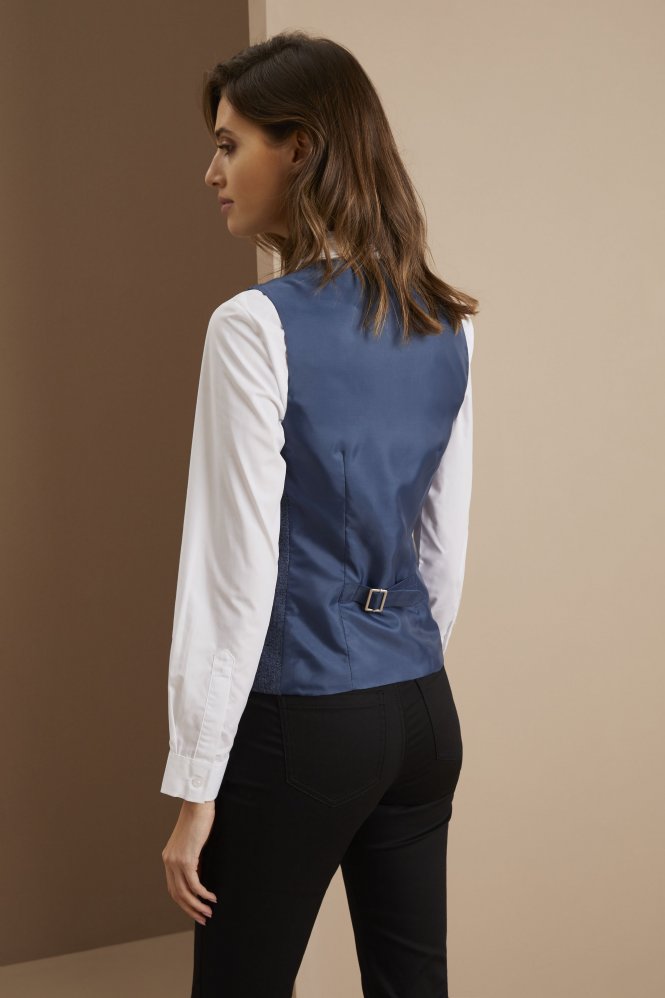 Women's Washable Tweed Vest,