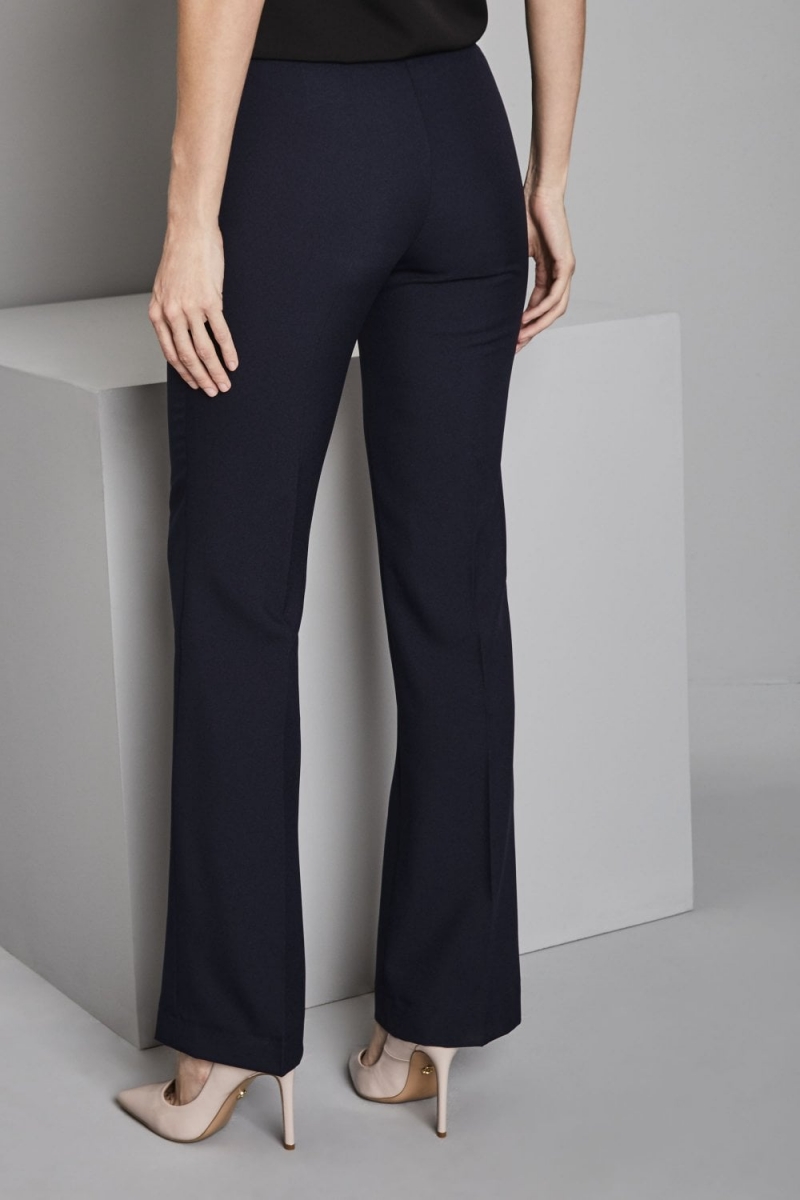 Select Ladies Bootleg Pants (hemmed 31in), Navy,