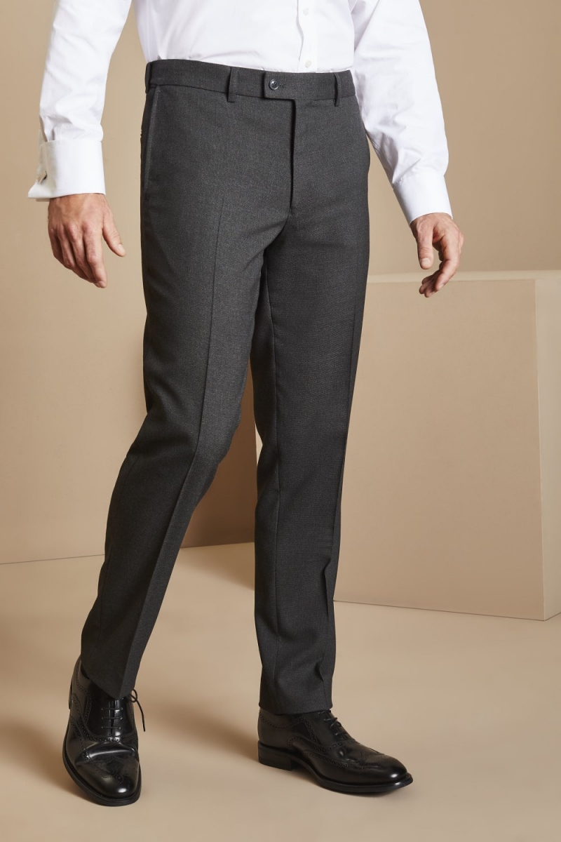 Pantalon de coupe moderne contemporain pour hommes (régulier), anthracite17