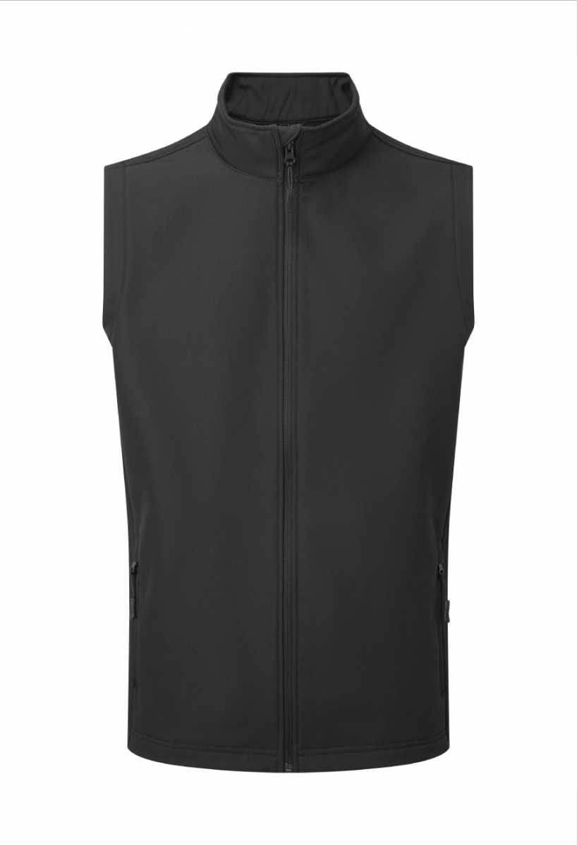 Windchecker printable and recycled gilet Black Windchecker printable and recycled gilet Black