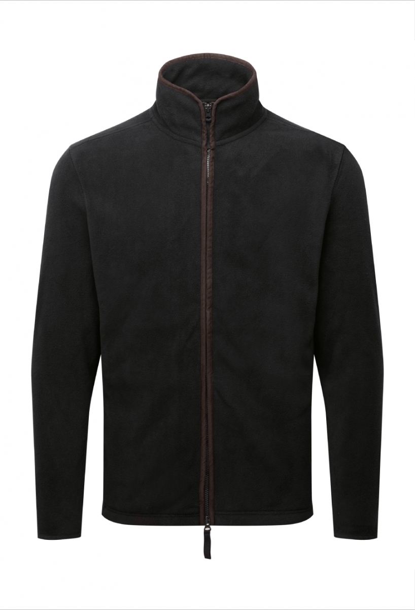Artisan fleece jacket Black/Brown Artisan fleece jacket Black/Brown