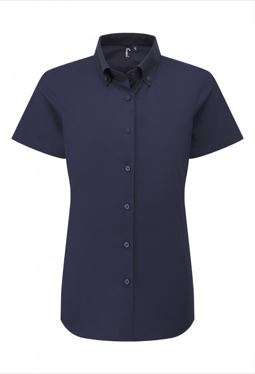 Women’s Supreme Oxford short sleeve shirt Navy Women’s Supreme Oxford short sleeve shirt Navy