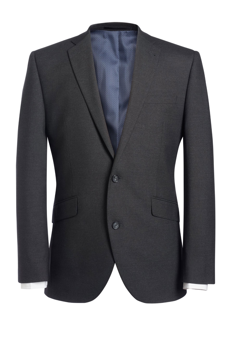 Dijon Tailored Fit Jacket Charcoal