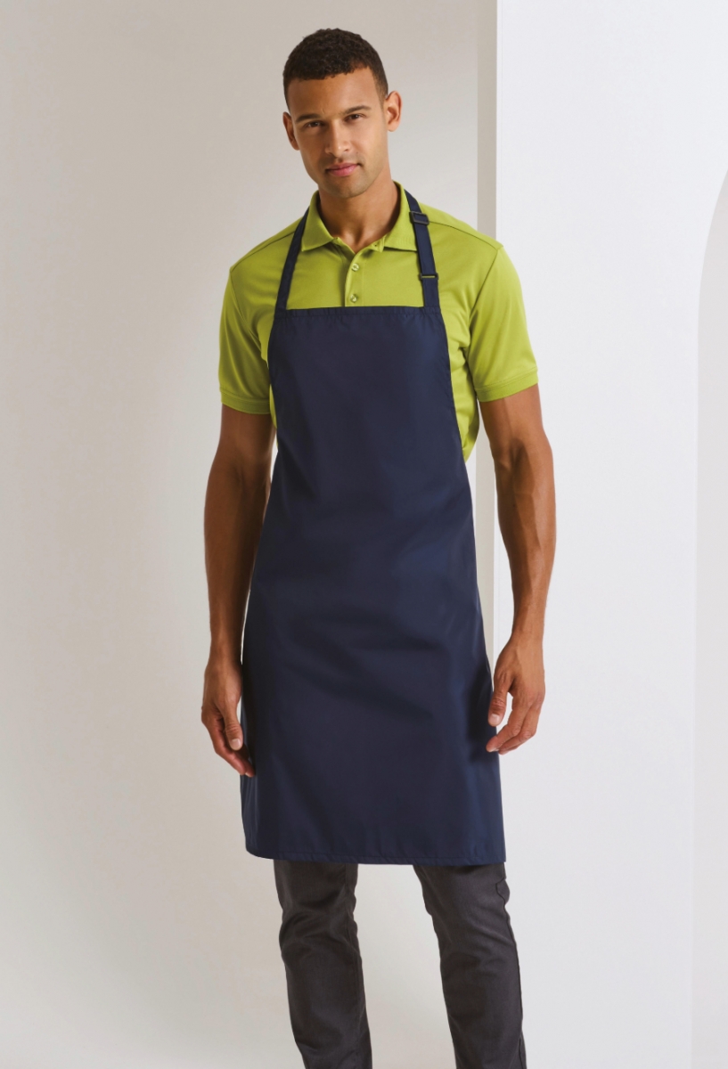 Waterproof bib apron Navy Waterproof bib apron Navy