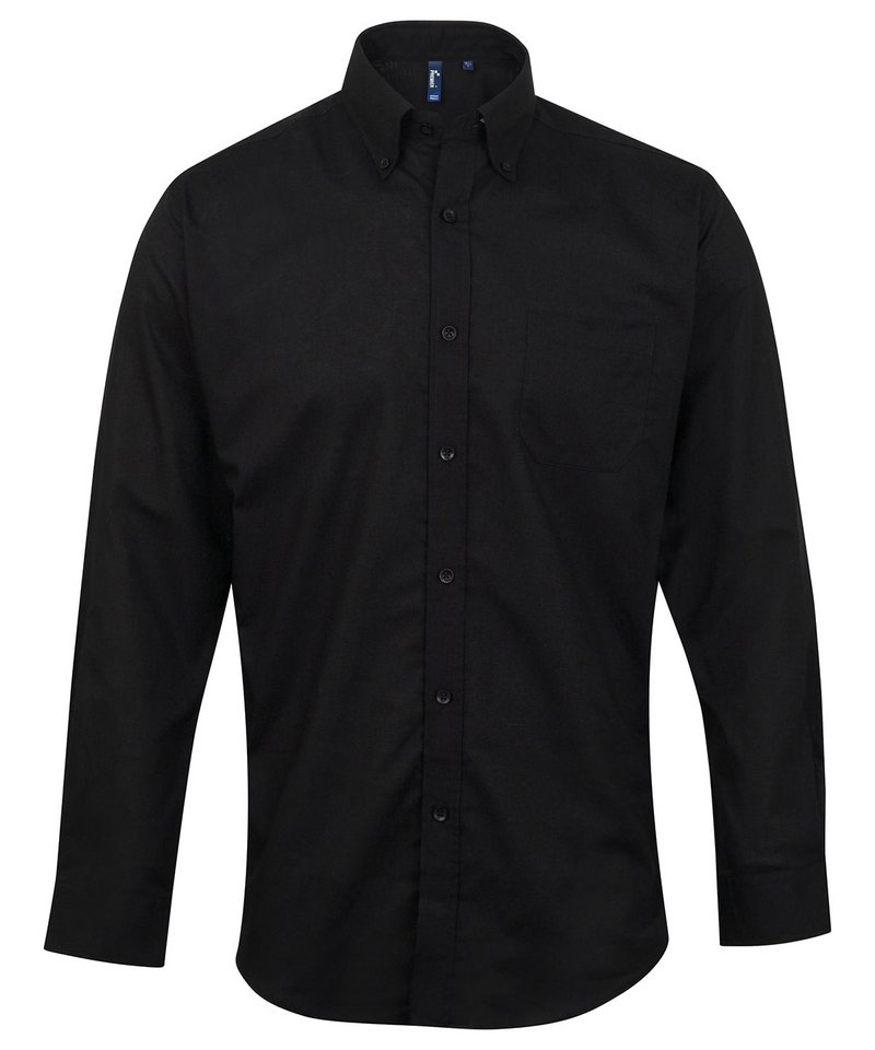 Signature Oxford long sleeve shirt Black