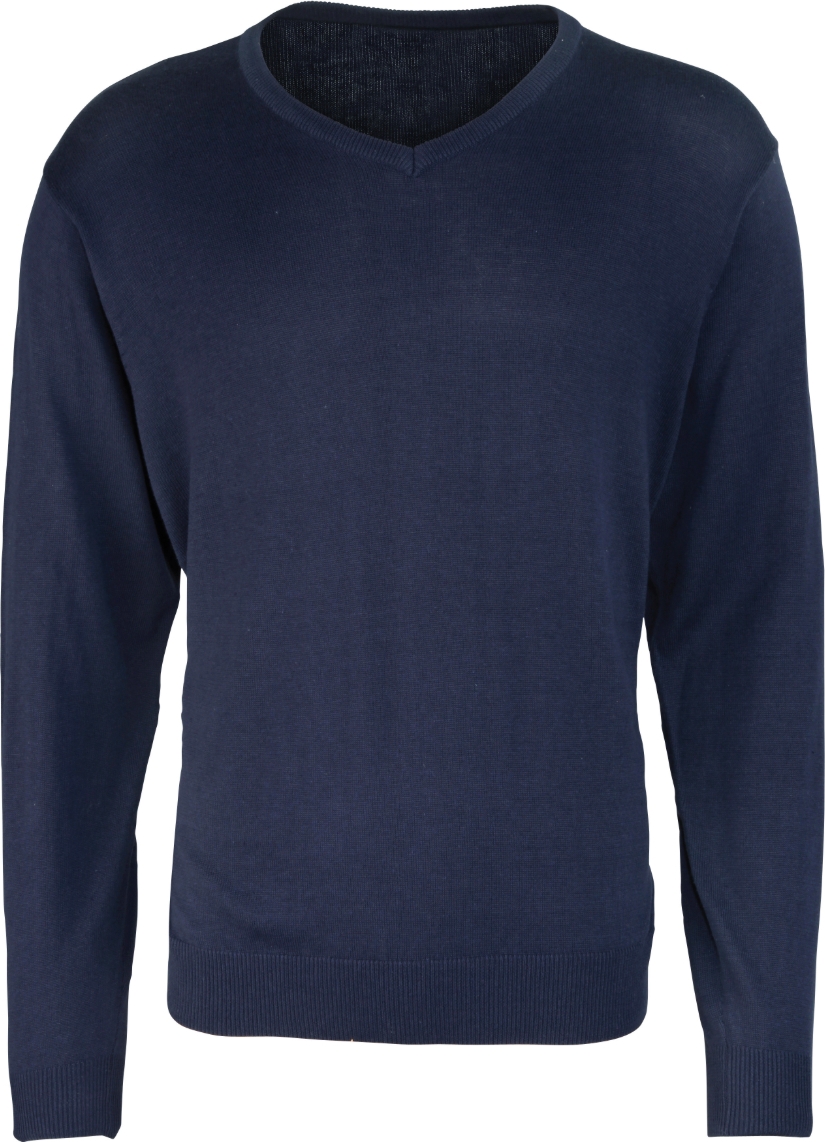 V-neck knitted sweater Navy V-neck knitted sweater Navy