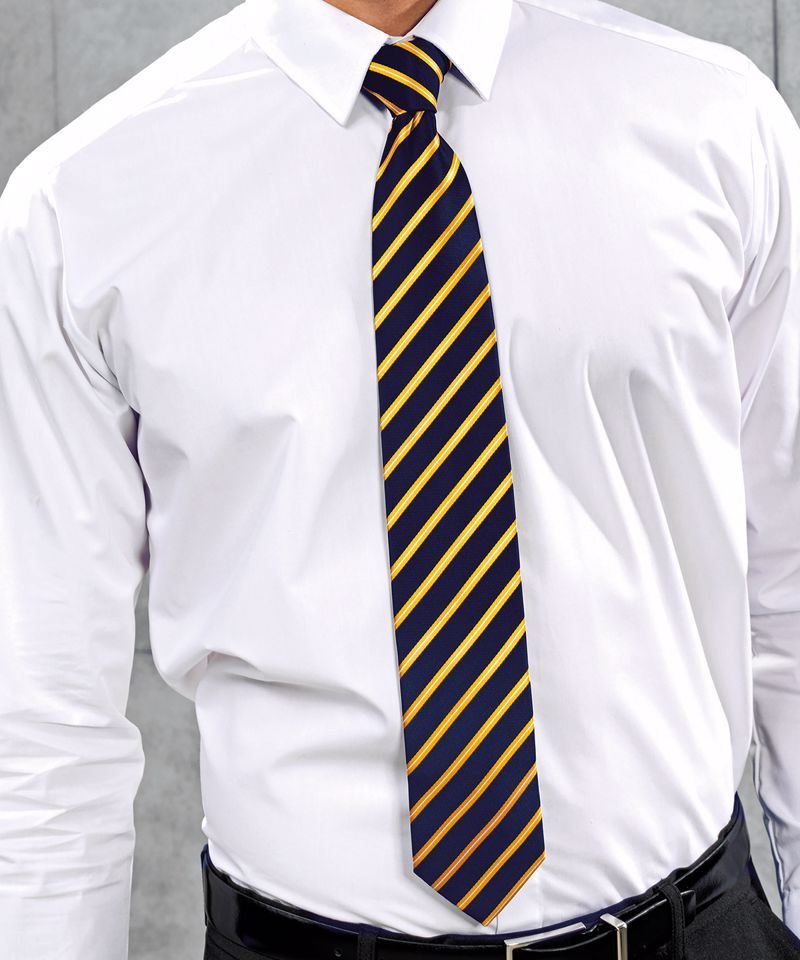 Cravate à rayures sport BlackGold