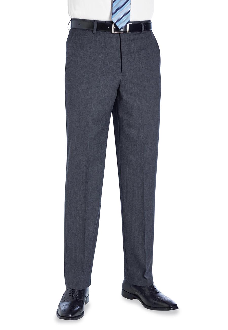 Aldwych Tailored Fit Trouser Mid Grey