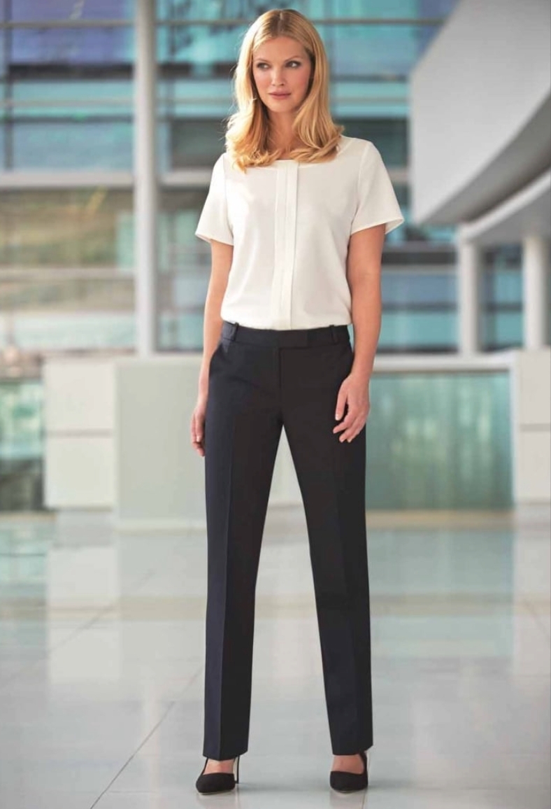 Astoria Tailored Leg Trouser Black Astoria Tailored Leg Trouser Black