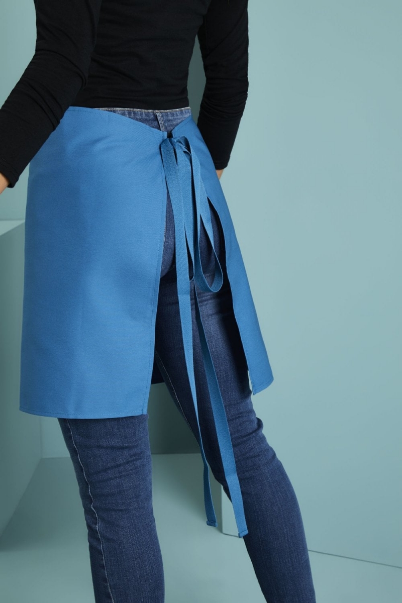 Short Apron, Teal,