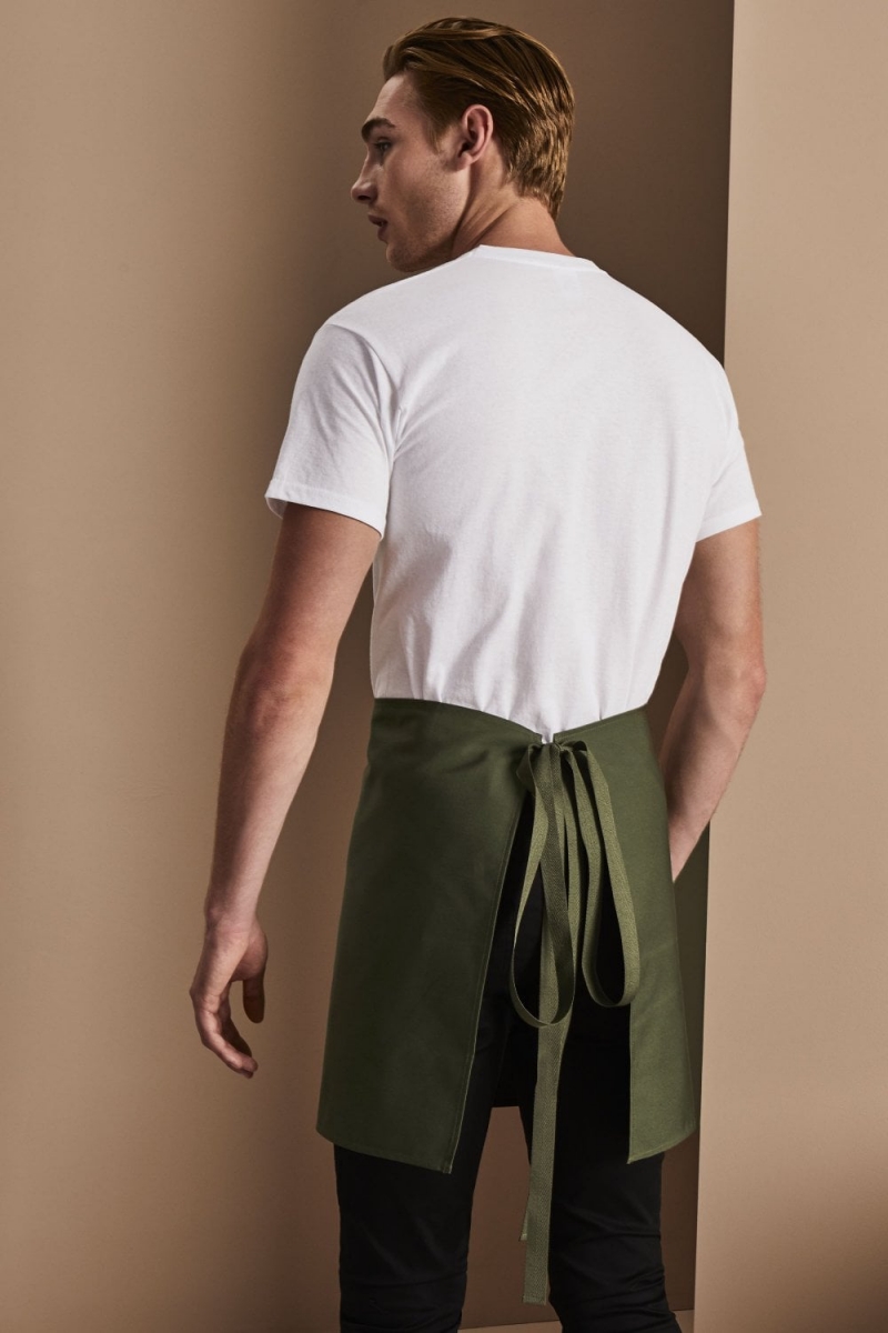 Short Apron, Olive,