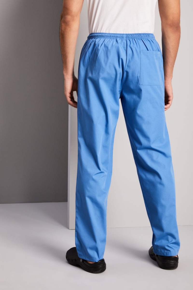 Unisex Lightweight Scrub Pants, Hospital Blue,
