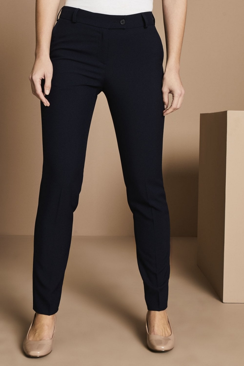 Select Ladies Slim Leg Pants, Navy