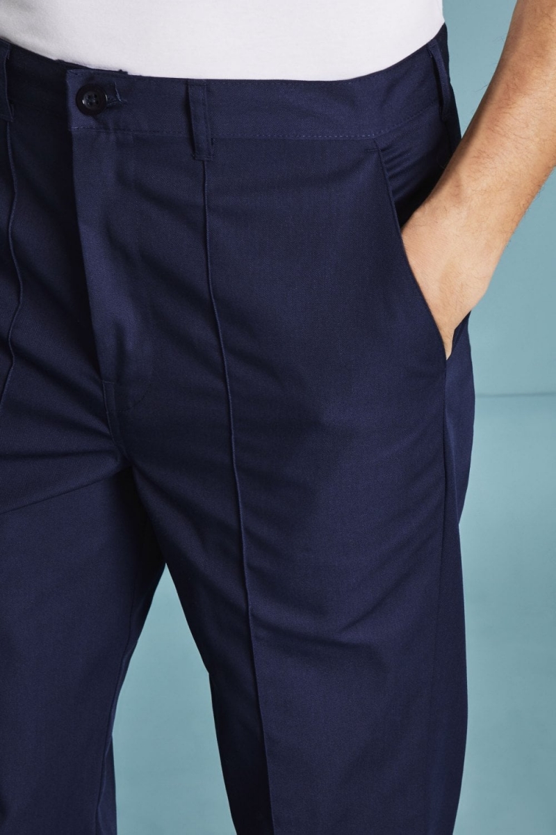 Pantalon homme sans pli, Bleu Marine8
