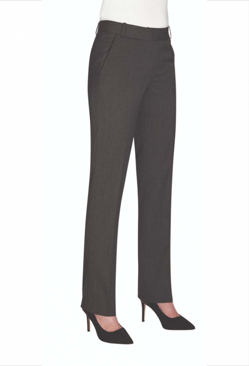 Astoria Tailored Leg Trouser Mid Grey Astoria Tailored Leg Trouser Mid Grey