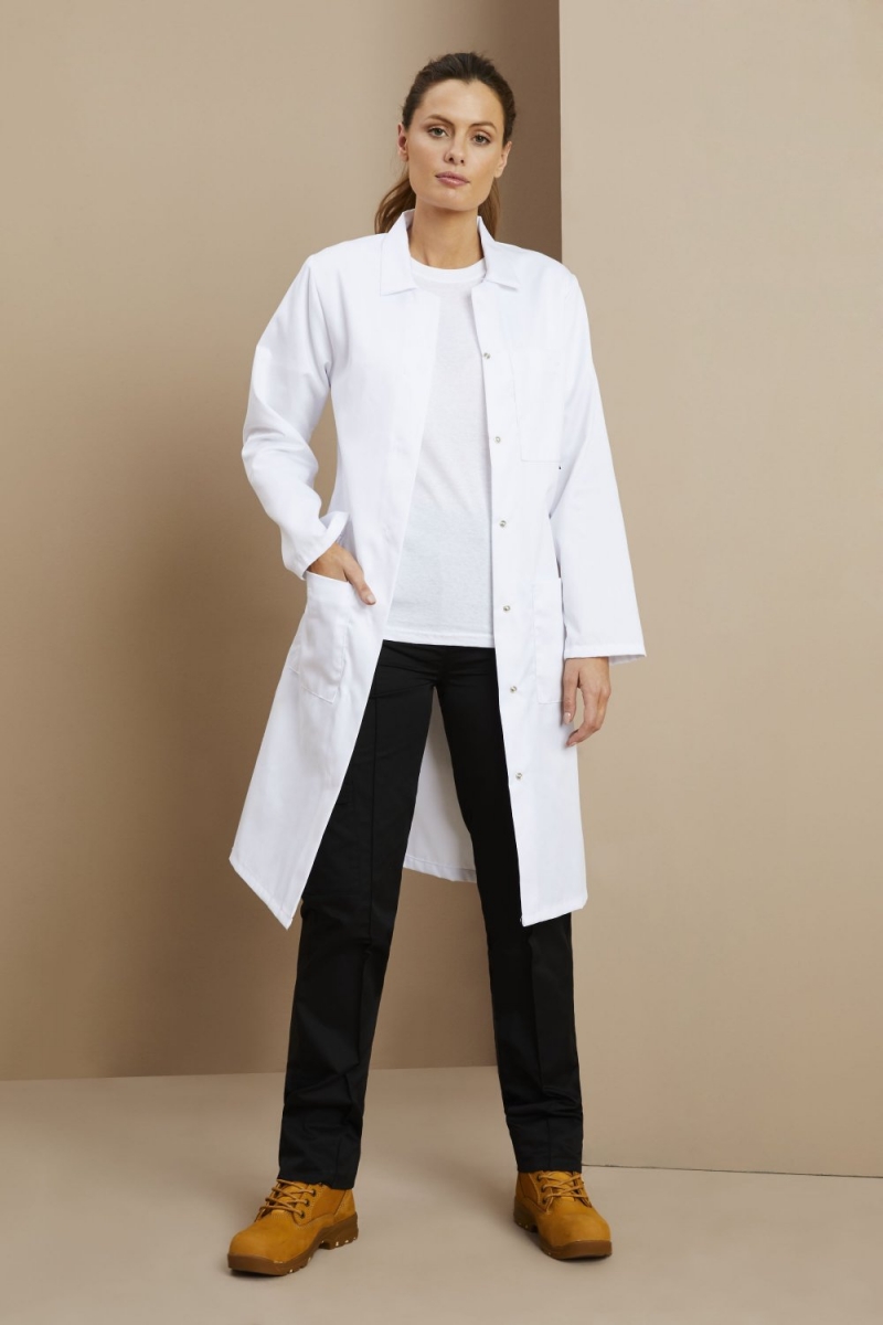 Women's Lab Coat LW63, White