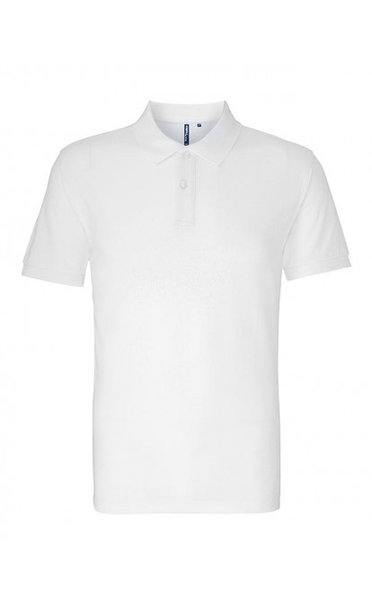 Asquith & Fox Men's Cotton Polo Shirt, White