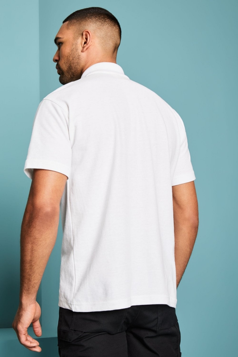 Uneek Unisex Classic Polo Shirt, White