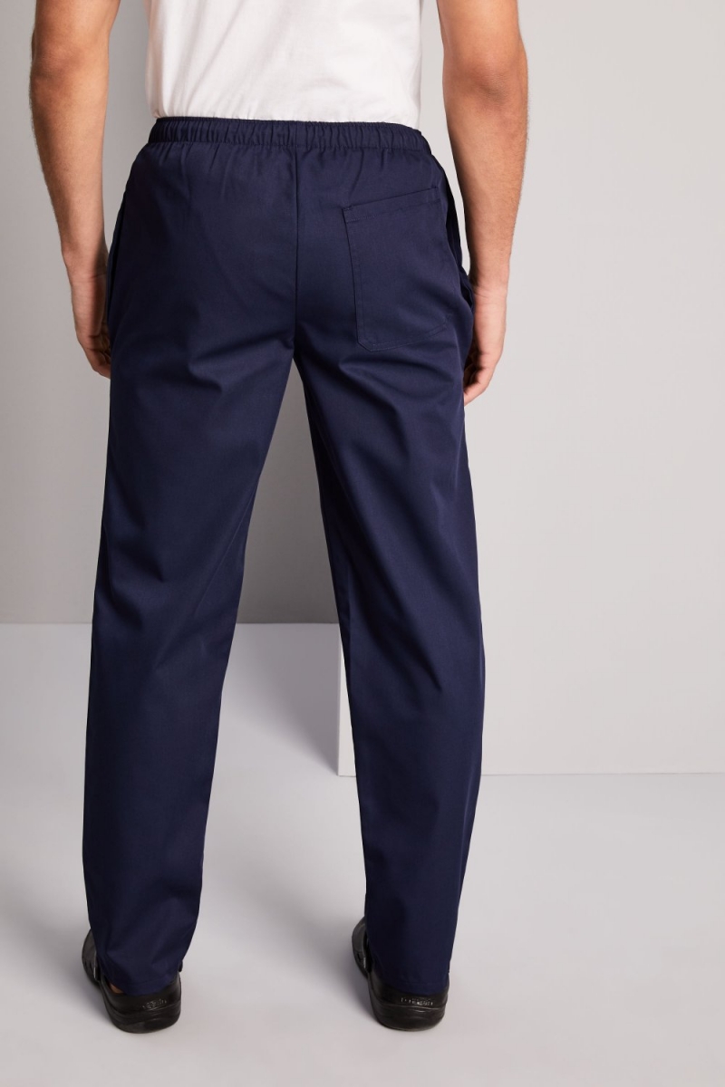 Unisex Drawstring Pants, Navy,