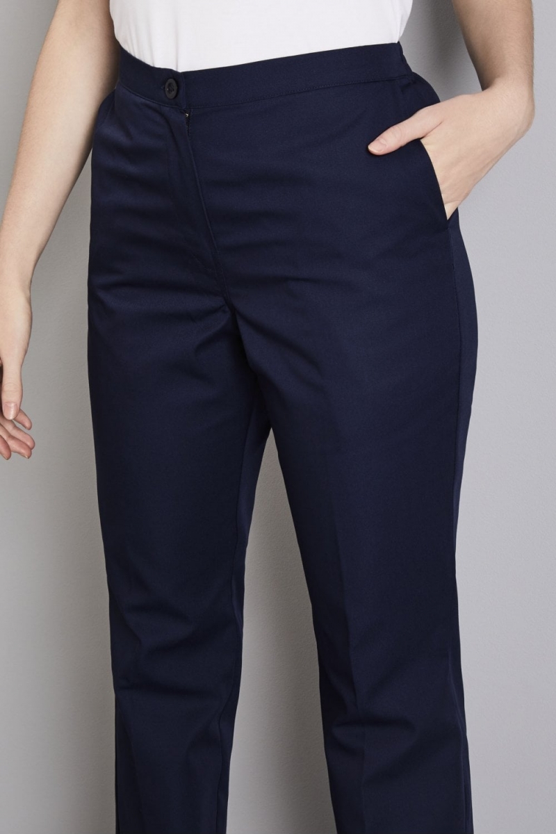 Pantalon Femme Bootcut, Bleu Marine8