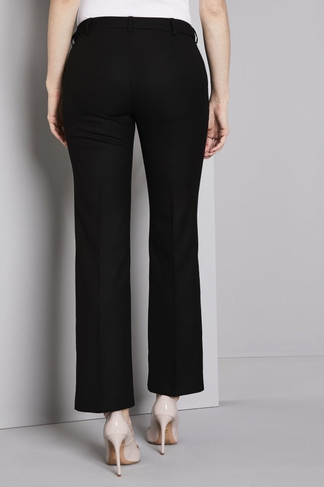 Pantalon droit contemporain pour femmes (non démêlé), noir10