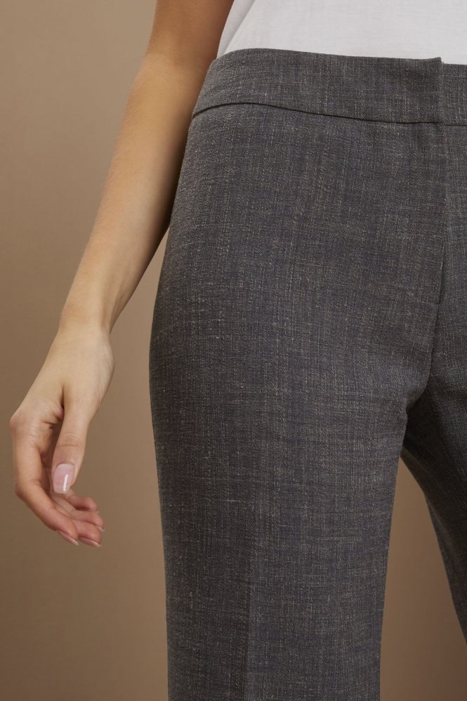 LINEN BLEND STRAIGHT PANTS visual data 8