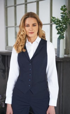 Larissa Ladies Waistcoat Navy