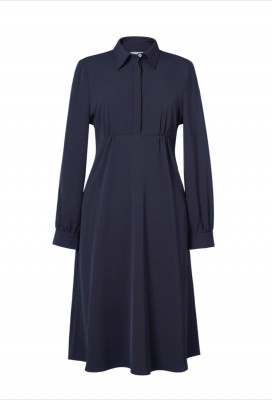 Virgo Shirt Dress Navy