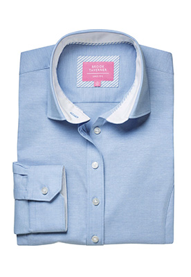 Chemise Mirabel Stretch Oxford bleu ciel Chemise Mirabel Stretch Oxford bleu ciel