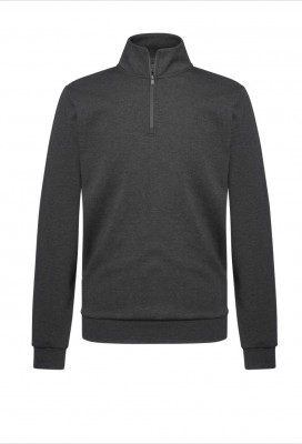 Oakland 1/4 Zip Sweatshirt Charcoal