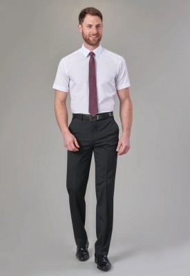 Aldwych Tailored Fit Trouser Charcoal