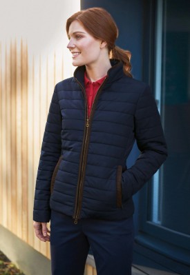 Alma Quilted Jacket Navy