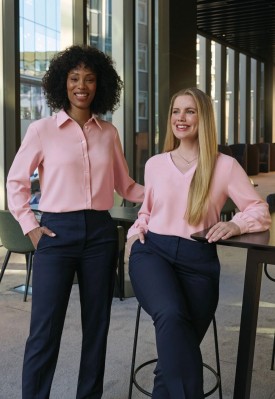 Rosalind High Waist Trouser Navy