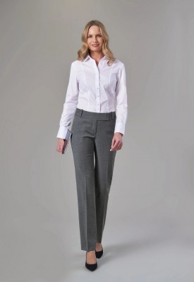 Genoa Slim Leg Trouser Light Gray
