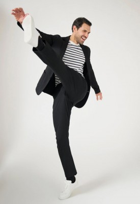 Edmund Breton Top White / Navy