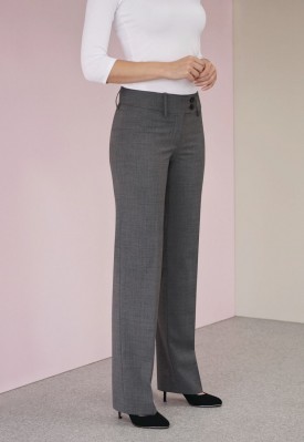 Miranda Parallel Leg Trouser Mid Grey Miranda Parallel Leg Trouser Mid Grey