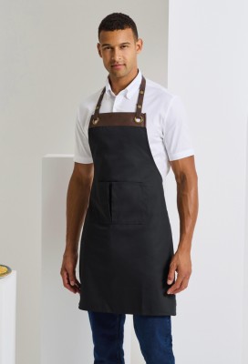 Espresso bib apron BlackBrown Espresso bib apron BlackBrown