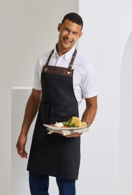 Espresso bib apron BlackBrown Espresso bib apron BlackBrown