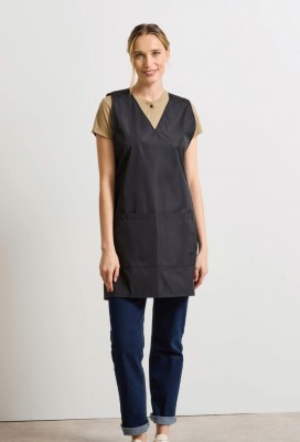 Waterproof wrap around tunic Black