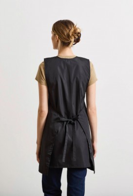 Waterproof wrap around tunic Black