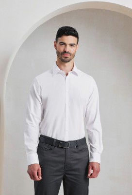 Long sleeve Recyclight poplin shirt White Long sleeve Recyclight poplin shirt White