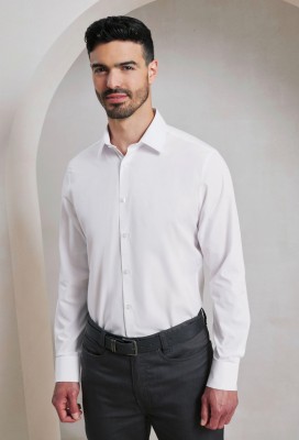 Long sleeve Recyclight poplin shirt White Long sleeve Recyclight poplin shirt White