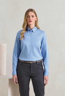 Women’s Supreme Oxford long sleeve shirt Oxford Blue Women’s Supreme Oxford long sleeve shirt Oxford Blue