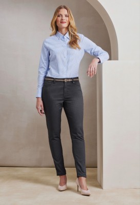 Women's performance chino jeans Charcoal