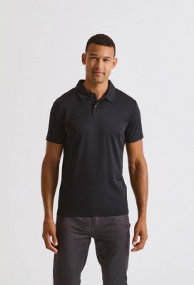 Coolchecker studded polo Black