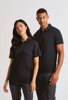 Coolchecker studded polo Black