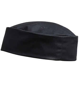 Turn-up chefs hat Black Turn-up chefs hat Black