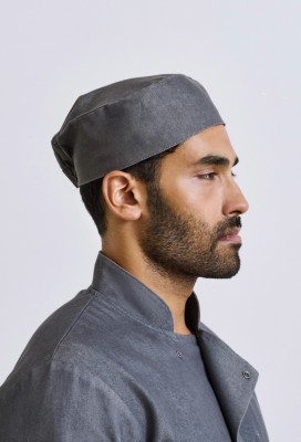Chefs skull cap Grey Denim Chefs skull cap Grey Denim