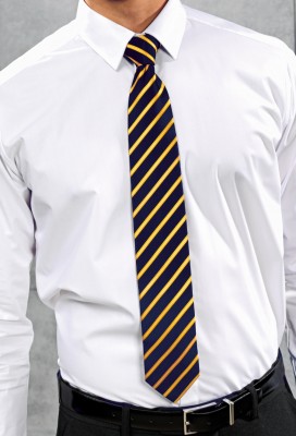 Sports stripe tie BlackGold