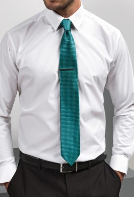 Puppy tooth tie Turquoise